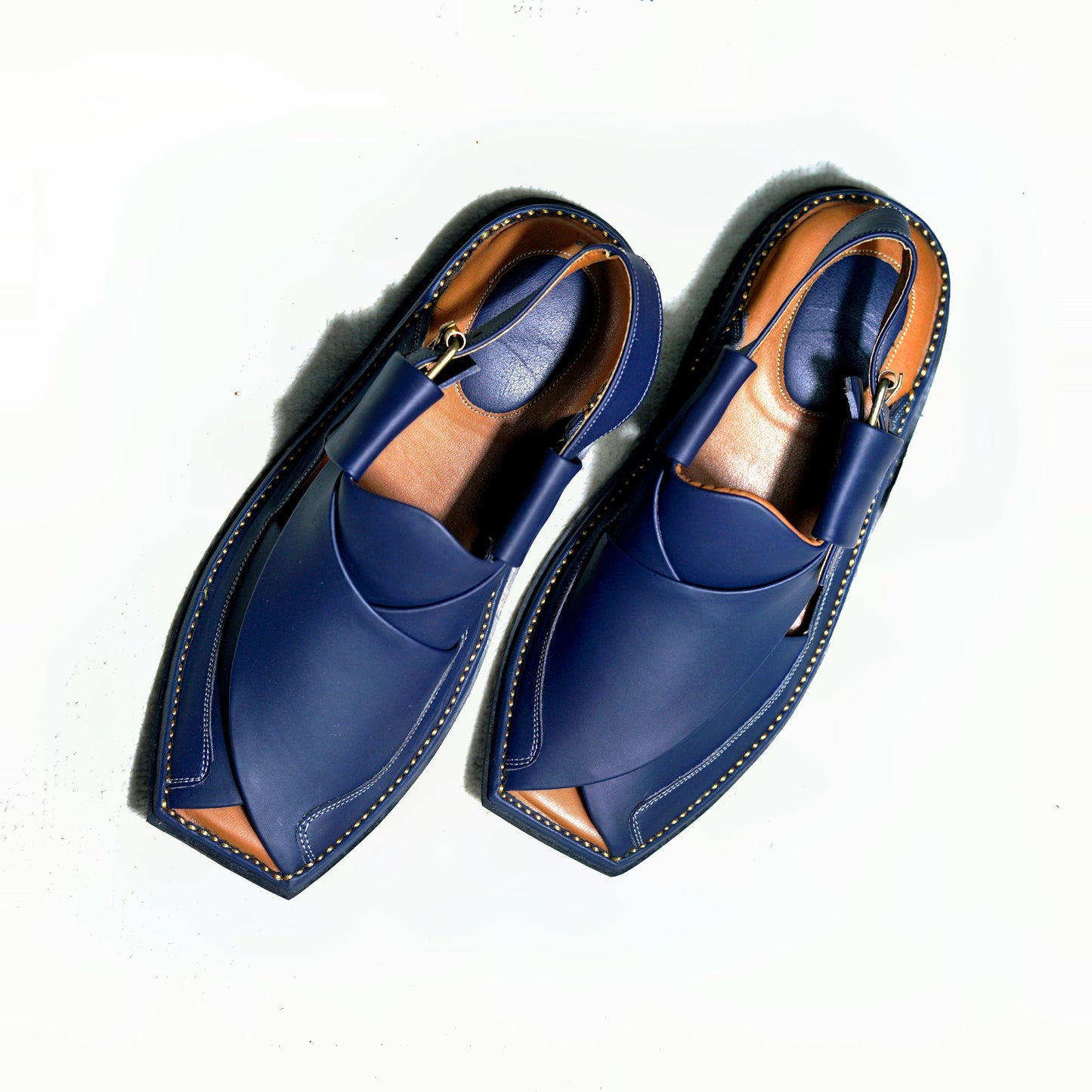 Navy Blue Zalmi Chappal