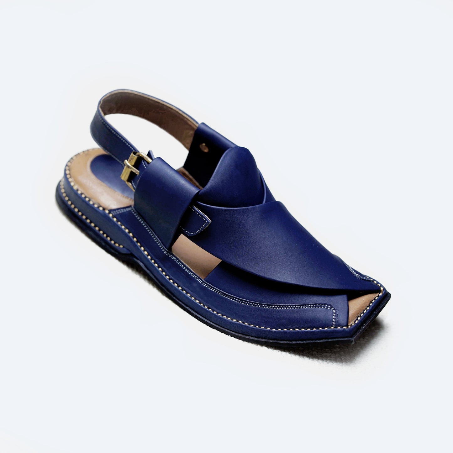 Navy Blue Zalmi Chappal