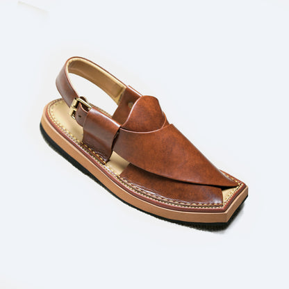 Burgundy Kaptaan Chappal