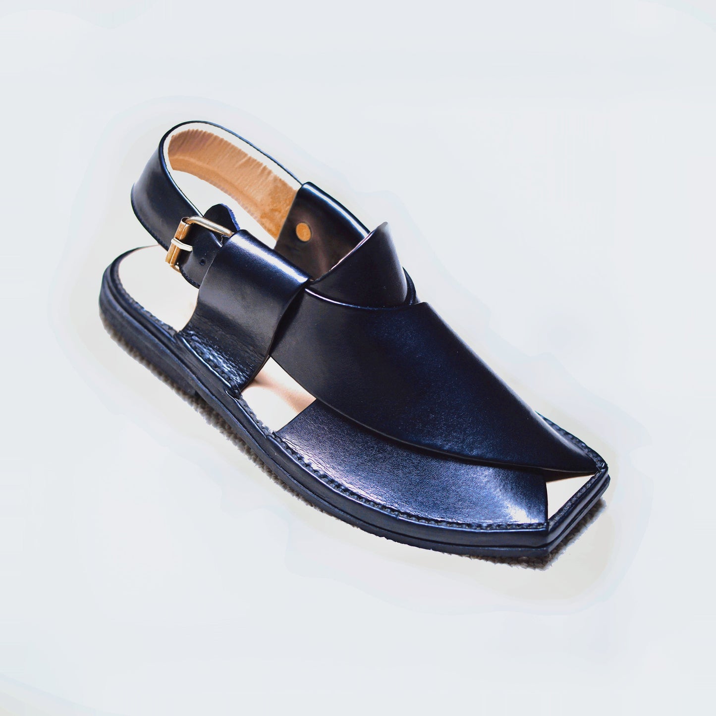 Black T Shape Chappal