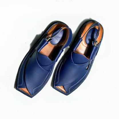 Navy Blue Zalmi Chappal