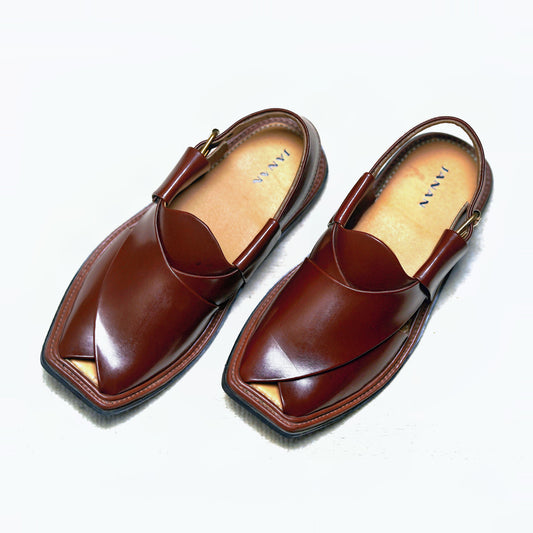 Burgundy Traditional Chappal